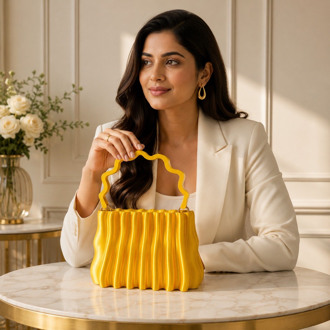 KAYO sculptural Ripple luxury handbag collection